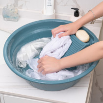 Washing basin large with washboard home laundry basin Student dormitory baby washing basin