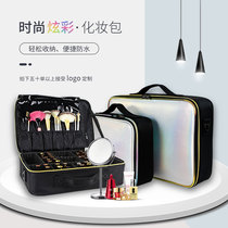 New cosmetic bag female small portable large capacity portable hand makeup nail tattoo makeup artist Kit storage box