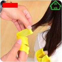 Curved artifact does not hurt students dorm lazy curly curly tube air Liu hai curly hair coil curls