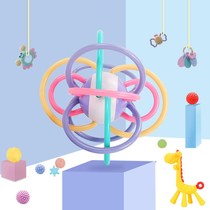 Baby Manhattan Hand Grab Ball Rattle Toys 0-3-6-12 Months Mew Bite Gum Newborn Baby Ball Early Education