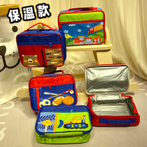  New ins oxford cloth insulation bag for primary school students waterproof cartoon lunch bag childrens environmental protection with lunch bag