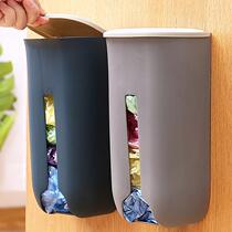 Garbage bag containing box theorist wall-mounted large capacity kitchen bag convenient bag extraction box plastic bag collector