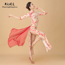 Dance of the country classical dance clothes female elegant body rhyme cheongsam top Chinese stage performance costumes