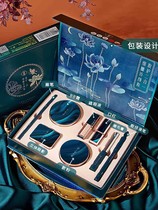 Forbidden City gift box antique novice makeup set lipstick cosmetics set box national style full combination beginner light makeup