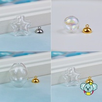 Fetal hair bottle pendant Breast milk diy fetal hair souvenir production Breast milk necklace pendant diy homemade baby tooth collection bottle