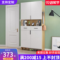 Shoe cabinet home door entrance hall cabinet large capacity simple locker small apartment high vertical integrated porch cabinet