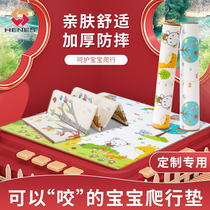 Customized treasure climbing mat thick integrated pad folding mat baby living room bedroom home children climbing mat floor mat