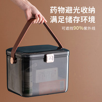 Medicine Box Home Large Capacity Transparent Pharmaceuticals Containing Box Home Dorm Aid Emergency Medical Multilayer Drug Boxes