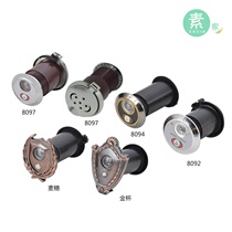 Cat eye door mirror doorbell one 35 diameter lengthened security door Cat eye with doorbell HD universal two-in-one door mirror