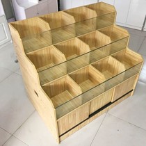 Supermarket dried fruit fried goods cabinet Grain cabinet Candy snack cabinet Specialty leisure health food Melon seeds shelf