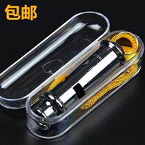 Siren whistle stainless steel whistle nuclear metal life-saving whistle high frequency large decibel outdoor survival whistle basketball referee whistle