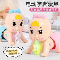A baby learns crawling toys baby climb guide to electric crawling of the doll children 8 six 6 to 12 months of artifact