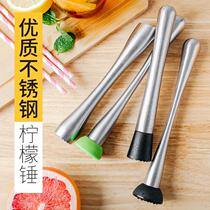 Hand ice cube hammer Pour lemon liter hammer New 44 hand shaker Lime juice appliance Juice stick cup making tool