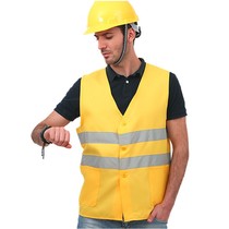 Yellow Reflective Waistcoat Railway with Vest Sanitation Clothing Safety Suit Street Clean Mandarin Vest Road political dress Working clothes