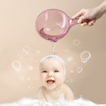 Water scoop kitchen household bath scoop water scoop thickened plastic water drifting scoop shampoo water spoon long handle creative water spoon