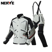 NERVE Nev Golden Travel Winter Motorcycle Cycling Suit Mens Suit Waterproof Wind Thickening Warm Locomotive Pull Suit