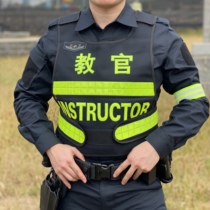 Day Long Instructor Vest Gauze Breathable Fluorescent High Identification Reflective Waistcoat Commander Tactical Waistcoat Custom Vest