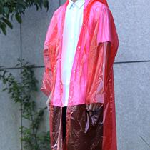 Disposable Raincoat Wholesale Outdoor Hiking Electric Car One-piece Raincoat Transparent Portable PE Rain Cape Full-body Anti-Rainstorm