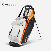 VESSEL2021 new golf bag golfbag super fiber leather lightweight bracket bag for men and women 6 grid