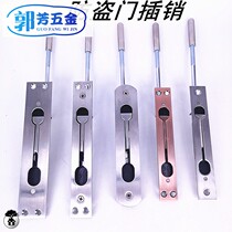 Anti-theft door world hidden bolt double open door invisible stainless steel extension rod sub-door dragon boutique fire door