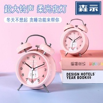2022 new smart children Girls mechanical alarm clock students strong wake-up lazy worm special wake-up God
