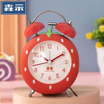 Students use childrens small alarm clock boys and girls get up artifact alarm alarm silent bedside bedroom smart electronic clock