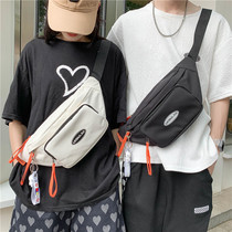  Summer niche large-capacity fanny pack womens trend fashion messenger bag bag 2021 new wild one-shoulder backpack mens autumn