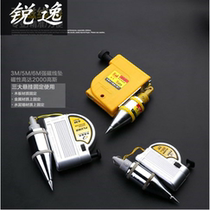 Strong magnetic wire hammer magnetic wire drop vertical hammer decoration hanging wire drop plumb hammer automatic line take-up measuring tool 3 meters