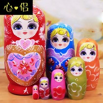Features Russian 7-layer doll creative birthday gift clearance cartoon cute toy travel gift for another 10 floors