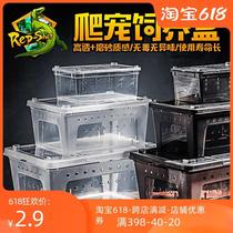 Reptile feeding box Frog crocodile turtle Tortoise breathable turtle box Snake large snail horned frog Special spider pet