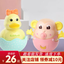 Valley Rain Baby Toys Tumblor Monkey Tooth Gum 3-6-9-12 Months Baby Early Education 0-1 years old