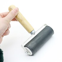 Ink rubber roller roller High quality non-slip handle Childrens woodcut printing tools Rubber roller brush embossing