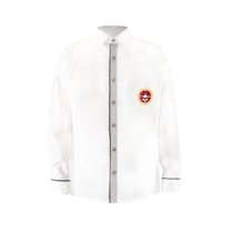 (Huamao domestic Elementary School-Junior High School-High School) male long-sleeved shirt