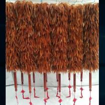(Factory direct sales) real feather duster feather sweeping telescopic household car wool dust