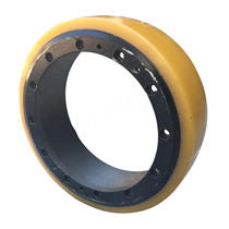 Electric forklift wheel 250x80 84 Hangzhou fork drive wheel 12 holes new driving wheel compression and wear resistance