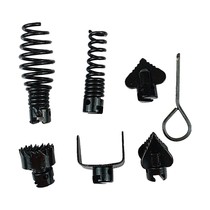 16mm dredging cutter head accessories sewer spring head cutter household dredging machine spring with seven optional