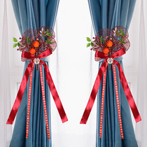 Jo Relocating Curtains Decoration Hanging Decoration Nets Red Moving Ceremony New Residence New Room Living-room Floating Windows Arranged Into Homesteades Gigitems