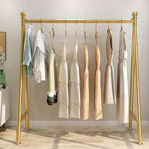 Thickened balcony drying rack floor-standing simple bedroom single pole hanging clothes drying cool coat rack balcony household