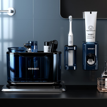 Toilet Toothbrush Shelve Shelve Light Lavish Electric Toothbrush Holder Gargling Cup Suit Wash Toiletries Table Toothpaste Containing Shelf
