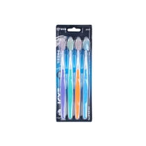 Jianbrand adult super soft hair toothbrush filament gingival protection 4 family couples adult mens and womens elastic brush handle