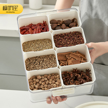 Spice packing container box Octopus-corner pepper pepper fragmentation pot storage kitchen seasoning box