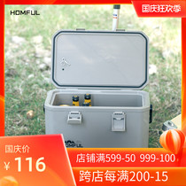 HOMFUL Haofeng outdoor portable portable heat preservation refrigerated car picnic food Ice Cube cold preservation box ice bucket