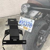Motorcycle modified short tail license plate bracket for Yamaha XSR700LED light license plate frame rear license plate holder