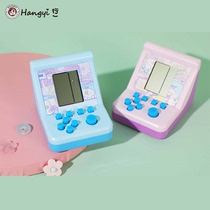 Classic nostalgic Tetris game console home carry children student adult handheld electronic toy