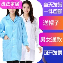 Anti-static clothing clothing white blue dust-proof clothing cleanness clothing gown stripes jing dian yi