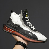 2022 Spring Summer New Mens Shoes High Help Board Shoes Sneakers Korean Version Trend Casual Shoes Shock Absorbing Running Shoes Tide