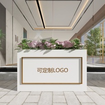 Flower Groove Plaza Shops Hotel Flower Case Outside Pendulum Iron Art Fencing Flowerpots Removable Flower Shelf Anti-Rust Landscape Brief