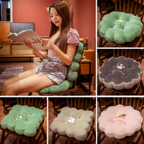 Cushion office chair sedentary bench thickened seat cushion student classroom dormitory butt cushion can sit on the ground mat tatami living room bedroom home winter seat cushion car warm and comfortable