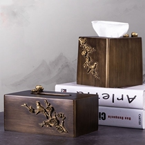 New Chinese paper towels box containing box Creative retro drawing paper Toilet Paper Home Living Room Tea Table Office 1113m