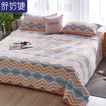 Summer full cotton six layers of gauze cool mat three sets 1 5 m pure cotton soft mat 1 8m bed cushion air conditioning mat